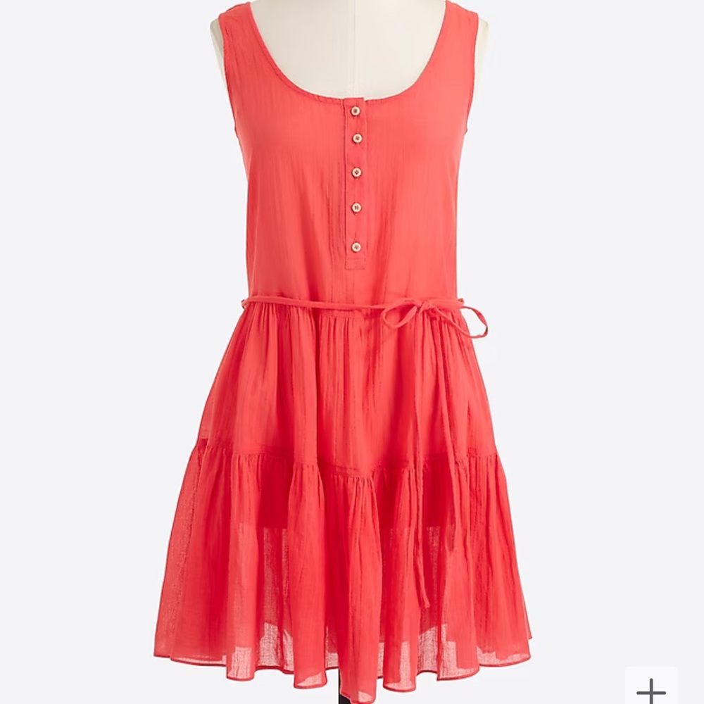 J. CREW Henley tank dress extra large - Picture 1 of 12